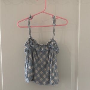 Posh Peanut GinghamBaby Doll Top Size 7-8